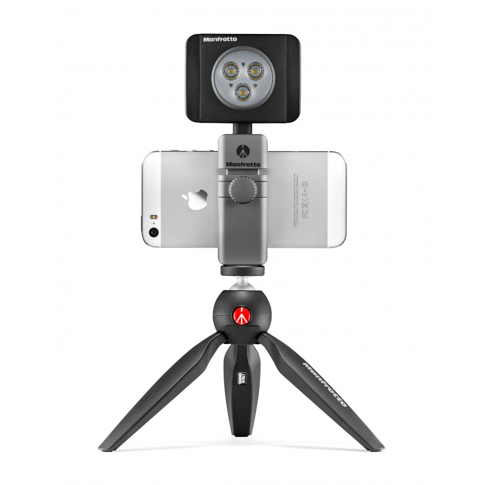 Universal-Smartphone-Klemme TwistGrip (Outlet) Manfrotto - Rücksendung vom Kunden, keine Fußkappe Verbessert das fotografische P