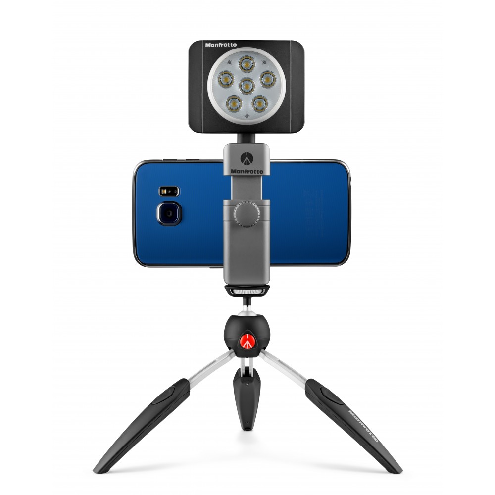 TwistGrip universal smartphone clamp (Outlet) Manfrotto - 
Return from customer, no foot cap
Enhances the photographic potential