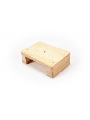 Basso Block 4" Udengo - Size: 4" x 11,8" x 8" (10 cm x 30cm x 20 cm)Weight: 4,1 lbs (1,85kg) Material: 24mm birch/pine plywood 1