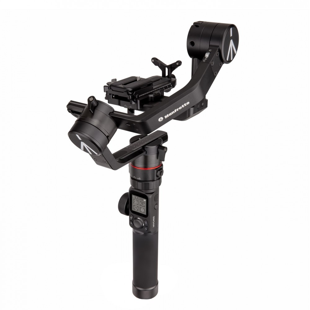 Professional 3-Axis Gimbal up to 4.6kg Manfrotto - 
Easy shooting control: on the LCD touch screen or from the App
Indipendent l