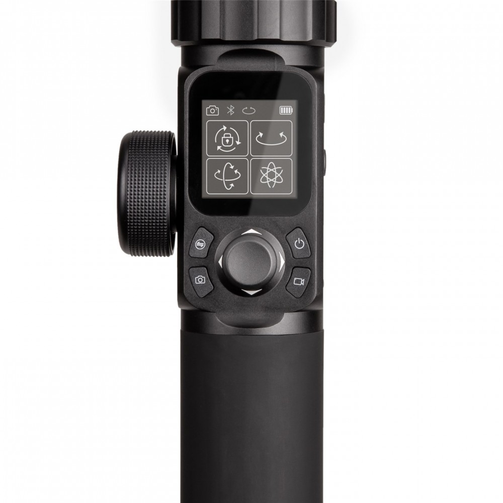 Professional 3-Axis Gimbal up to 4.6kg Manfrotto - 
Easy shooting control: on the LCD touch screen or from the App
Indipendent l