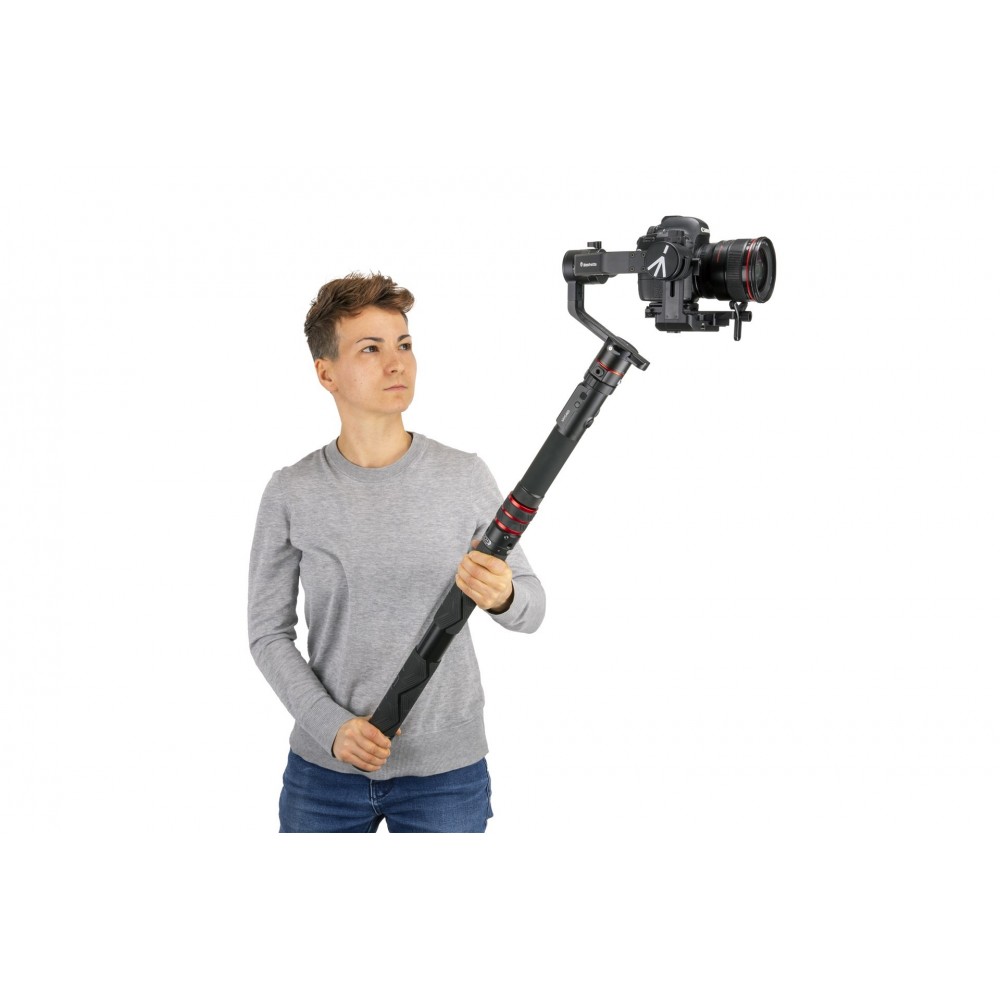 Fast GimBoom Carbon Fibre Manfrotto - 
Universal fitting with your Gimbal (3/8'' &amp; 1/4'' top screw)
Payload up to 6,5 kg at 