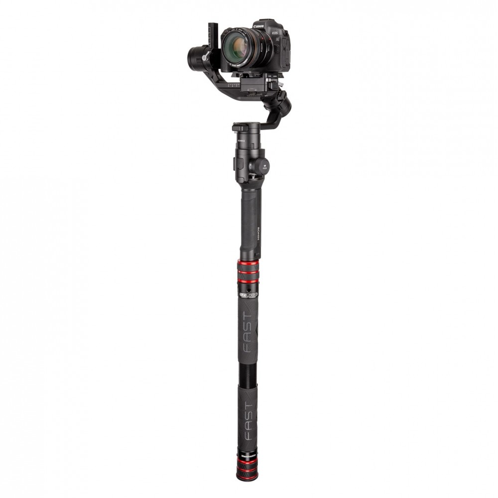 Fast GimBoom Carbon Fibre Manfrotto - 
Universal fitting with your Gimbal (3/8'' &amp; 1/4'' top screw)
Payload up to 6,5 kg at 