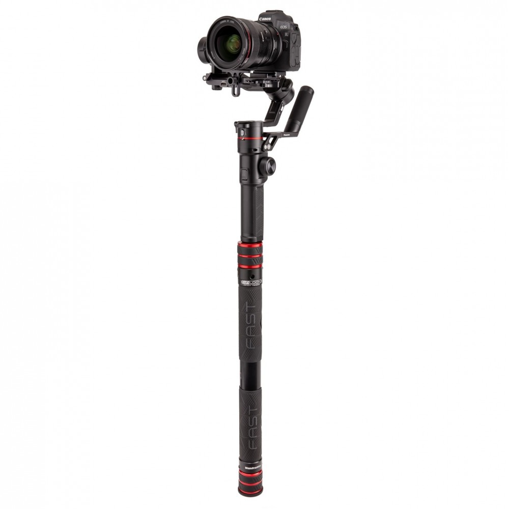 Fast GimBoom Carbon Fibre Manfrotto - 
Universal fitting with your Gimbal (3/8'' &amp; 1/4'' top screw)
Payload up to 6,5 kg at 