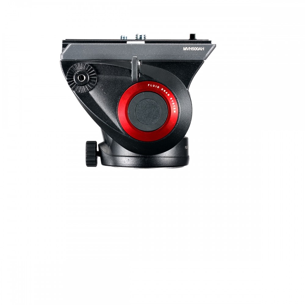 PRO FLUID Kopf mit flacher Basis Manfrotto - Fluid Drag System bei PAN- und TILT-Bewegungen behoben 2,4 kg voreingestelltes Gege