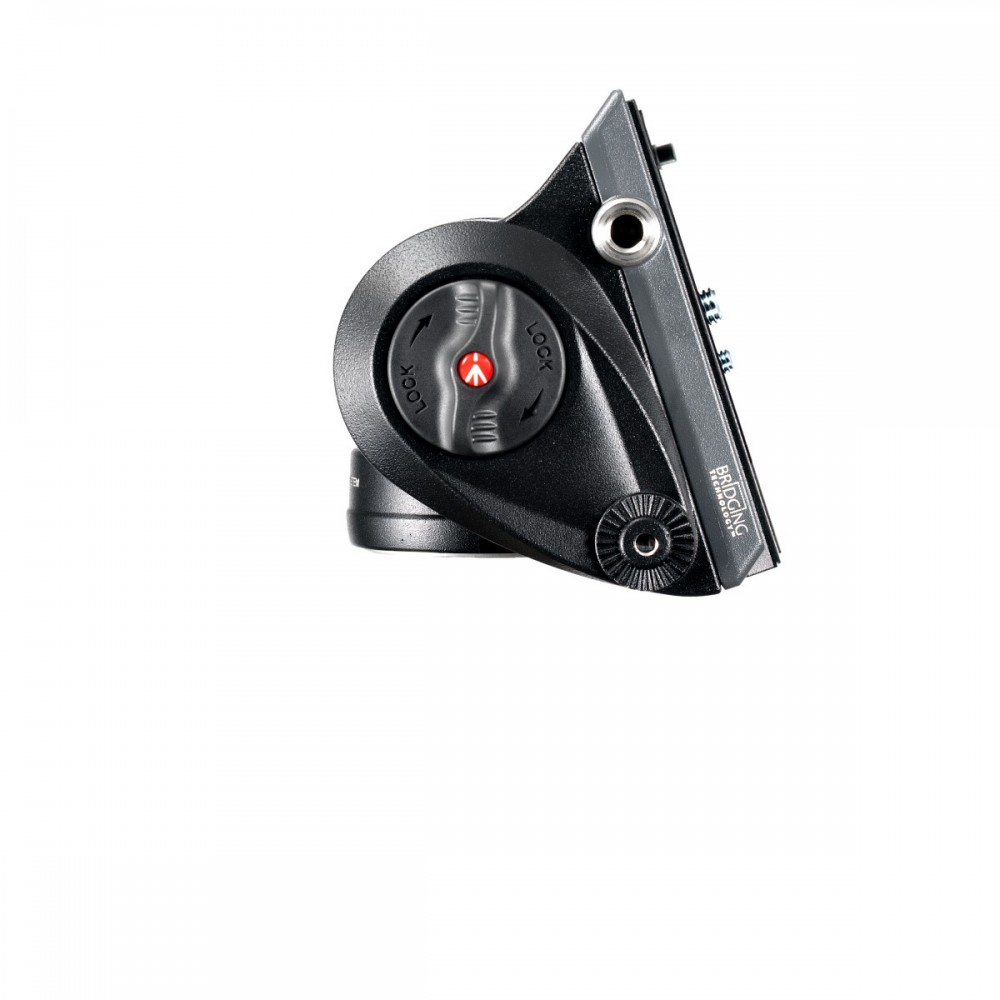 PRO FLUID Kopf mit flacher Basis Manfrotto - Fluid Drag System bei PAN- und TILT-Bewegungen behoben 2,4 kg voreingestelltes Gege