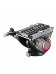 PRO FLUID head with a flat base Manfrotto - 
Fixed Fluid Drag System on PAN and TILT movements
2.4kg pre-set counterbalance syst