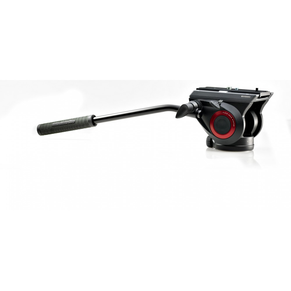 PRO FLUID Kopf mit flacher Basis Manfrotto - Fluid Drag System bei PAN- und TILT-Bewegungen behoben 2,4 kg voreingestelltes Gege