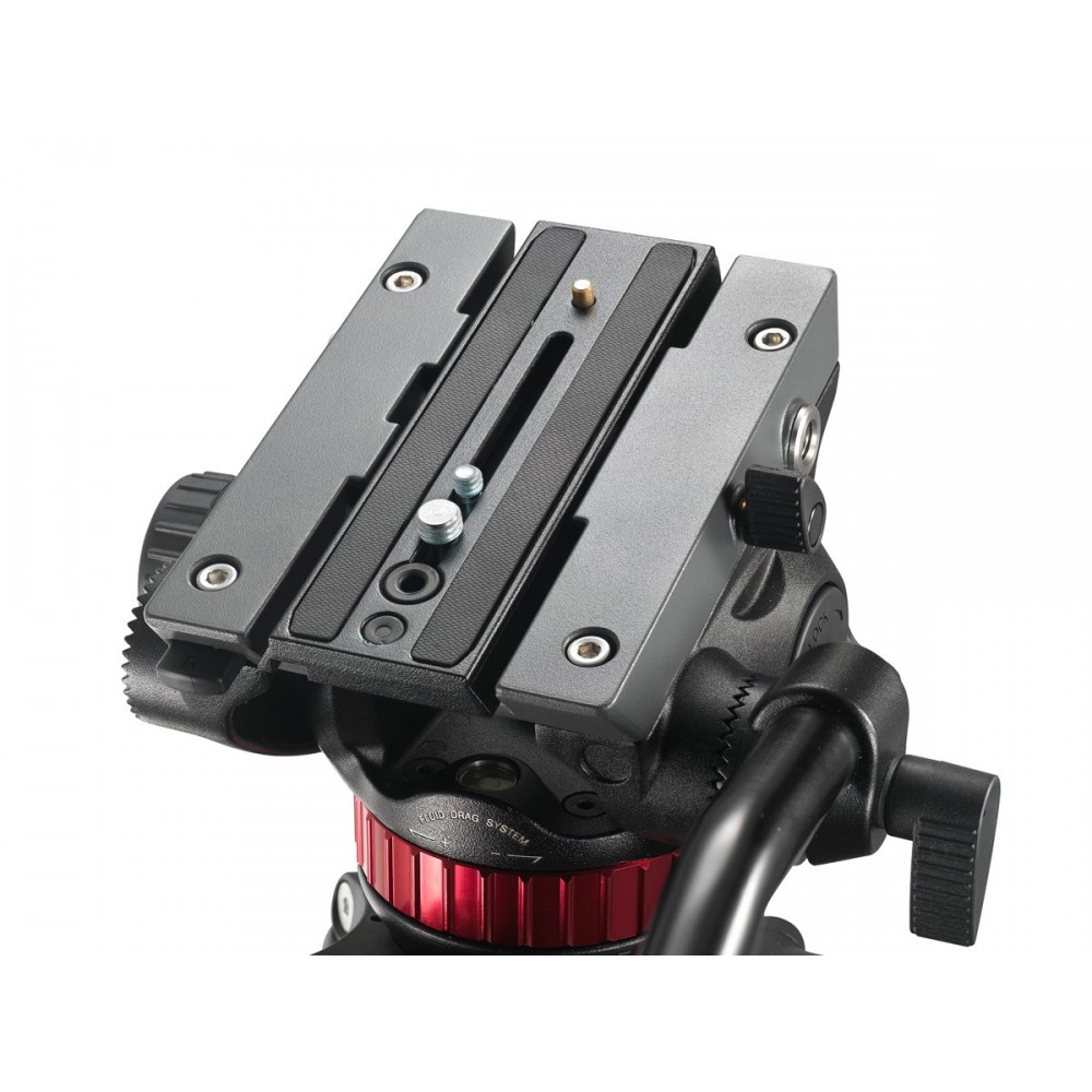 PRO VIDEO 502 video head with a flat base Manfrotto - 
Variable Fluid Drag System on PAN and TILT movements
Fixed Counterbalance