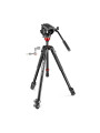 500 Fluid Video Head Flat Base with 190X Video Alu Tripod Manfrotto - 
500 video head flat base for greater versatility
Single l