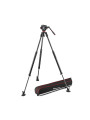 504X Fluid-Videokopf mit 635 Fast Single Carbon Leg Manfrotto - Fluid-Videokopf mit 4-stufigem Gewichtsausgleichssystem bis 6,5 