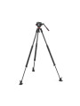 504X Fluid-Videokopf mit 635 Fast Single Carbon Leg Manfrotto - Fluid-Videokopf mit 4-stufigem Gewichtsausgleichssystem bis 6,5 