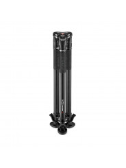 504X Fluid-Videokopf mit 635 Fast Single Carbon Leg Manfrotto - Fluid-Videokopf mit 4-stufigem Gewichtsausgleichssystem bis 6,5 