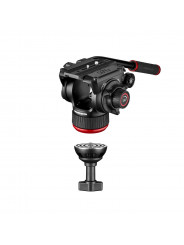 504X Fluid-Videokopf mit 635 Fast Single Carbon Leg Manfrotto - Fluid-Videokopf mit 4-stufigem Gewichtsausgleichssystem bis 6,5 