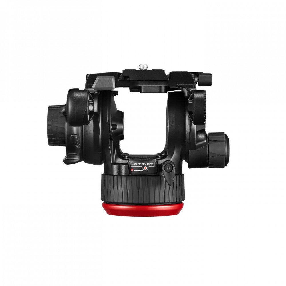 504X Fluid-Videokopf mit 635 Fast Single Carbon Leg Manfrotto - Fluid-Videokopf mit 4-stufigem Gewichtsausgleichssystem bis 6,5 