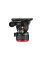 504X Fluid-Videokopf mit 635 Fast Single Carbon Leg Manfrotto - Fluid-Videokopf mit 4-stufigem Gewichtsausgleichssystem bis 6,5 