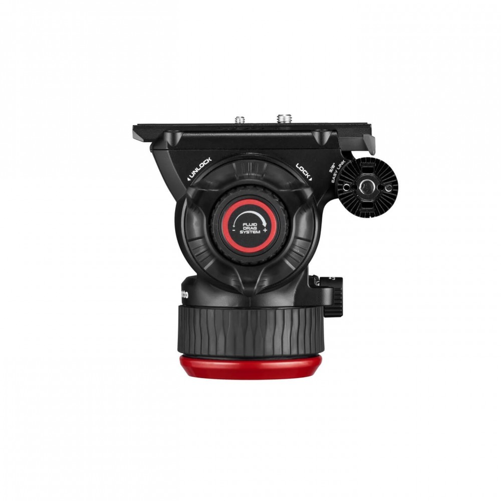 504X Fluid-Videokopf mit 635 Fast Single Carbon Leg Manfrotto - Fluid-Videokopf mit 4-stufigem Gewichtsausgleichssystem bis 6,5 