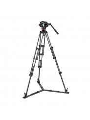 Twin Carbon Set + 504X Kopf - geringere Spreizung Manfrotto -  2