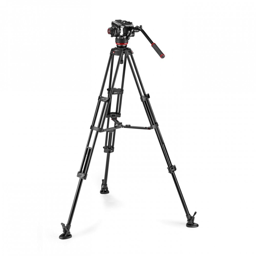 Twin Alu set + 504X head - start Manfrotto -  2