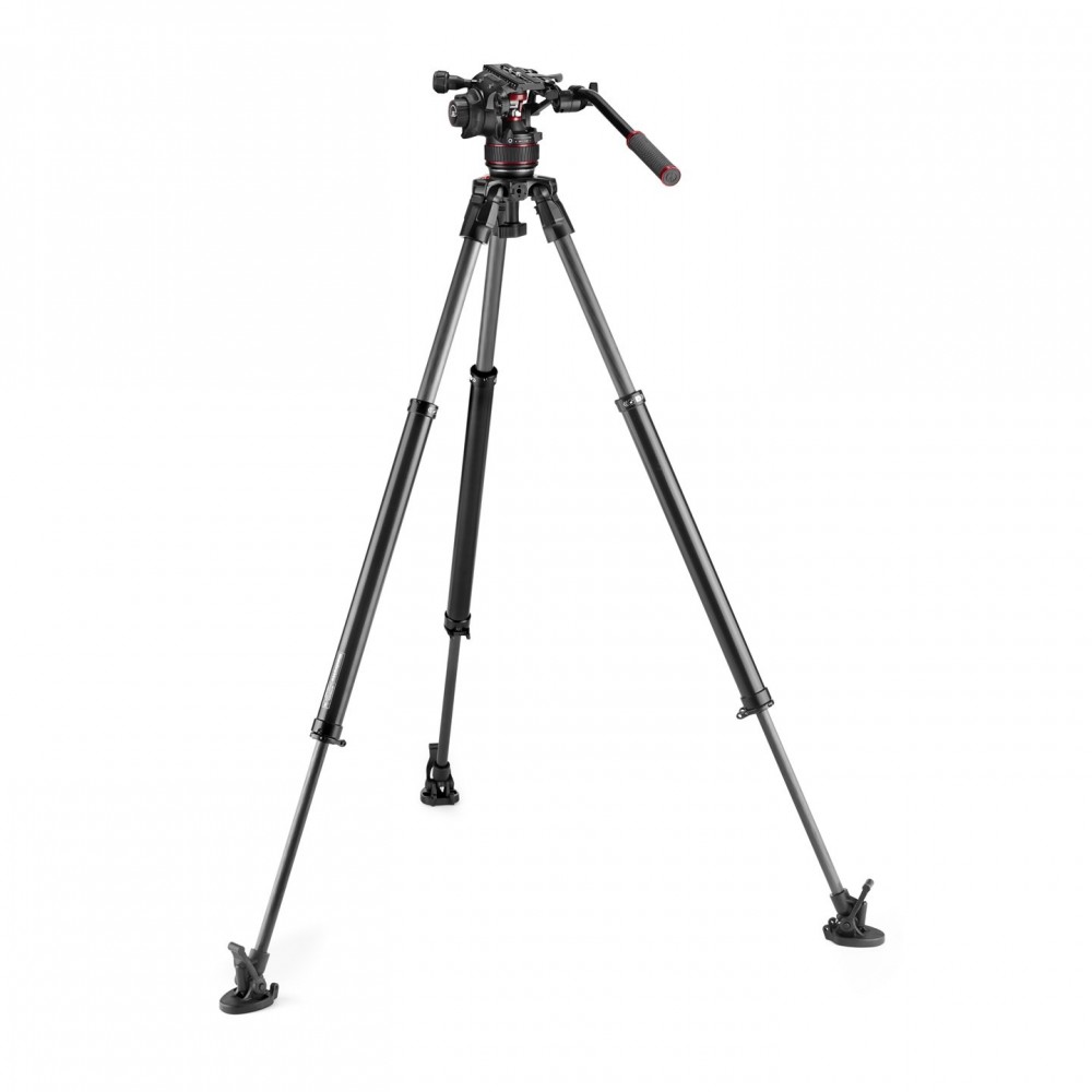 635 Carbon Fast Single Set + 608 Kopf Manfrotto -  1