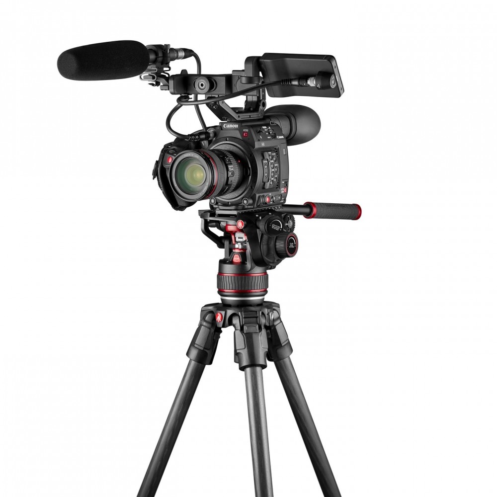 635 Carbon Fast Single set + 608 head Manfrotto - 
Continuous counterbalance from 0 to 8 kgs
Maximum versatility thanks to the f