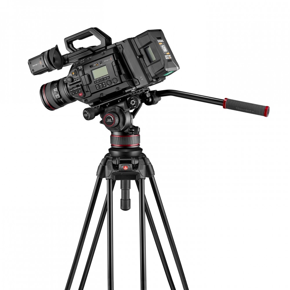 Set 645 Alu Fast Twin + head 608 start Manfrotto - 
Continuous counterbalance from 0 to 8 kgs
100mm half ball with a 75mm half b