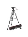 Nitrotech 612 video head, CF twin leg tripod ms Manfrotto - 
Fluid video head with continuous counterbalance system (4-12Kg)
Var
