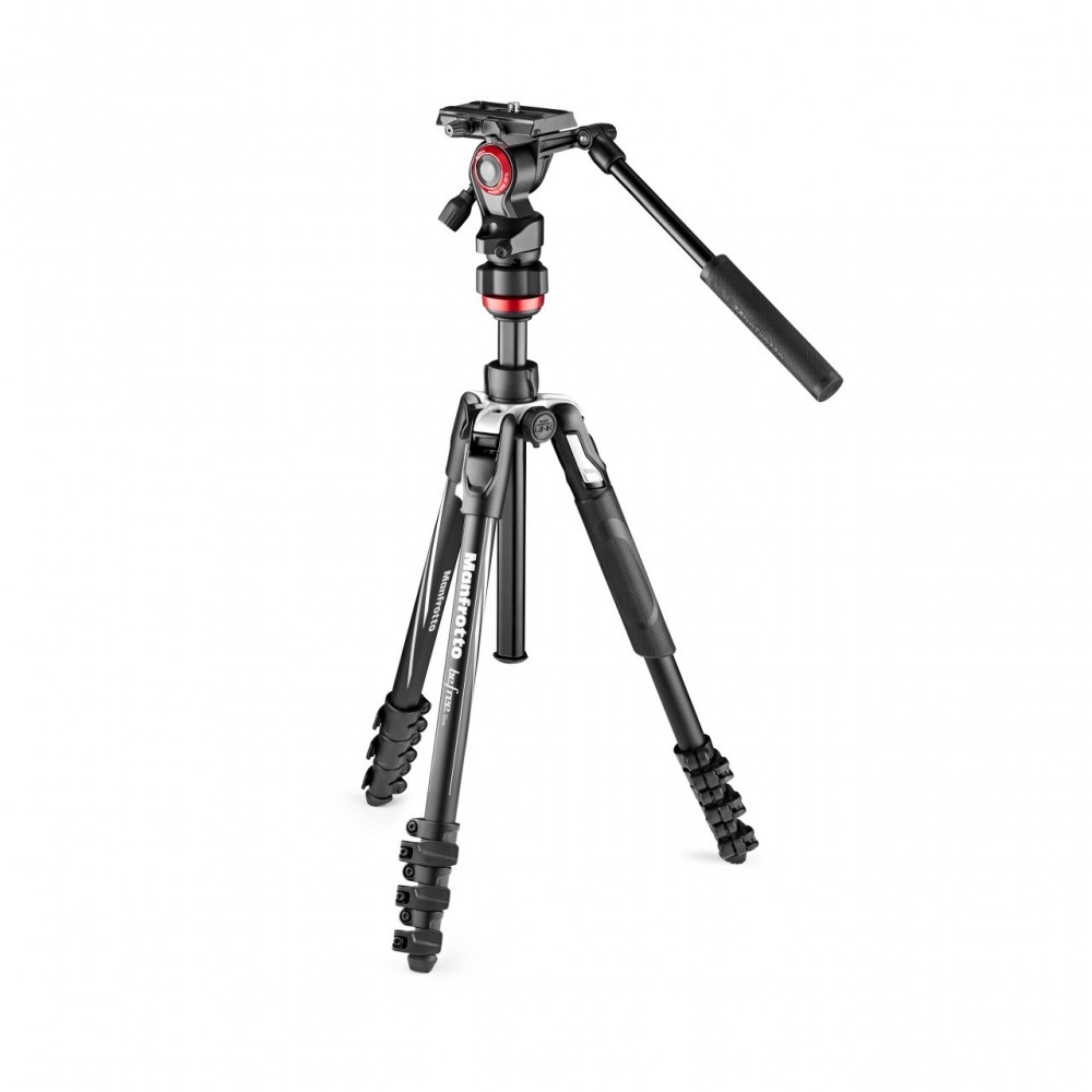 BEFREE Live Lever set black Manfrotto - 
Video tripod kit built for travel performance
QPL Travel lever secures maximum stabilit