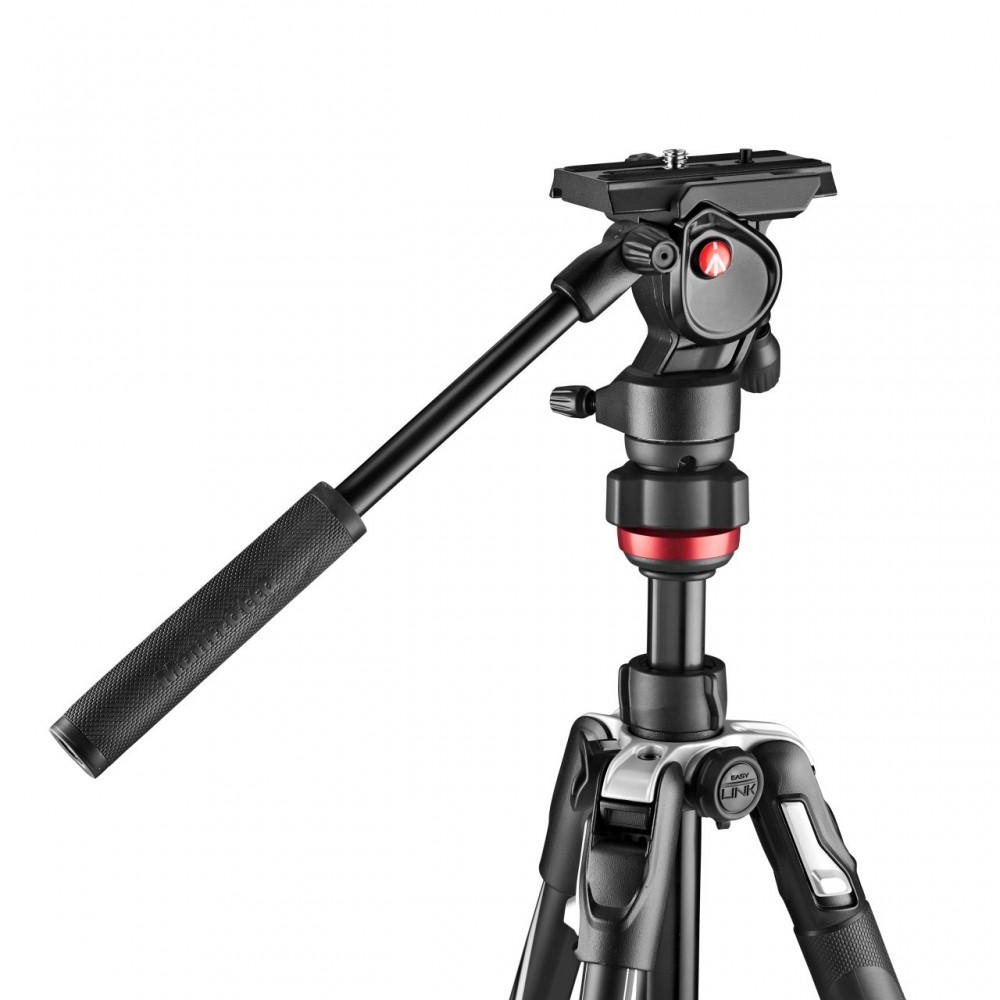 BEFREE Live Lever set black Manfrotto - 
Video tripod kit built for travel performance
QPL Travel lever secures maximum stabilit