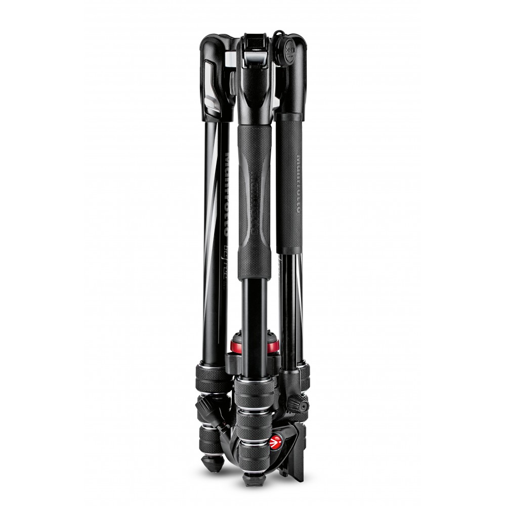 BEFREE Live Twist Set schwarz Manfrotto - Videostativ-Kit für Reiseleistung Neues M-Lock-Drehverschlusssystem für schnelle und s