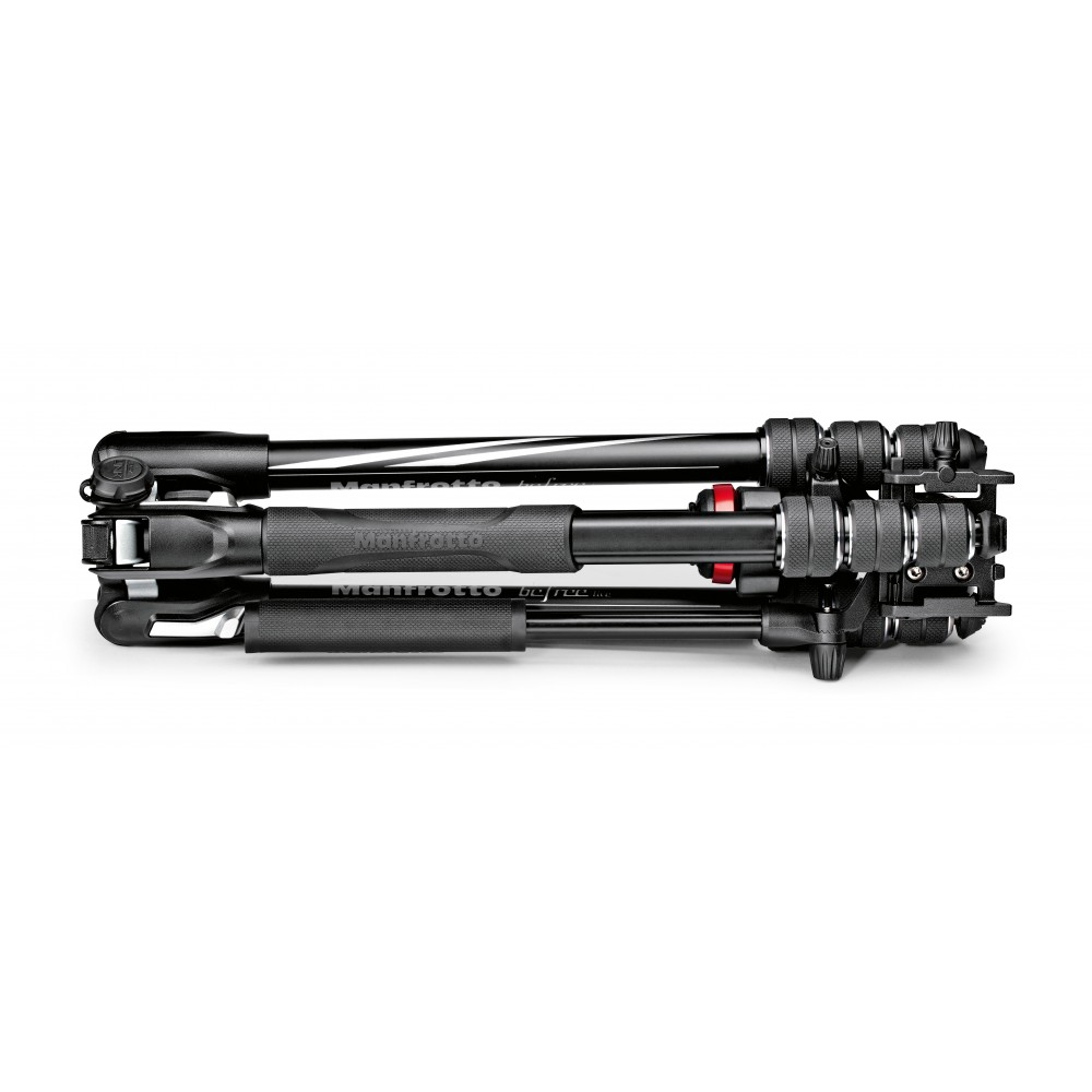 BEFREE Live Twist Set schwarz Manfrotto - Videostativ-Kit für Reiseleistung Neues M-Lock-Drehverschlusssystem für schnelle und s