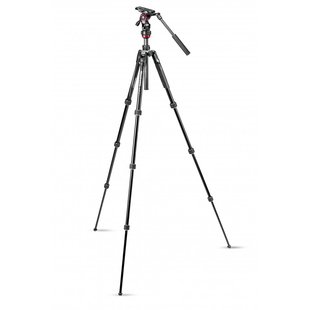 BEFREE Live Twist Set schwarz Manfrotto - Videostativ-Kit für Reiseleistung Neues M-Lock-Drehverschlusssystem für schnelle und s