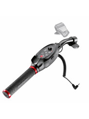 Pan-bar Remote Control, for cameras with LANC Manfrotto - 
Handy remote control for use with Sony and Canon cameras
Connects to 