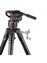 635 Schnelles Einzelstativ Kohlefaser Manfrotto - FAST Twisting Lock: Sicheres Verriegeln mit einer einzigen Geste 75-mm-Halbkug