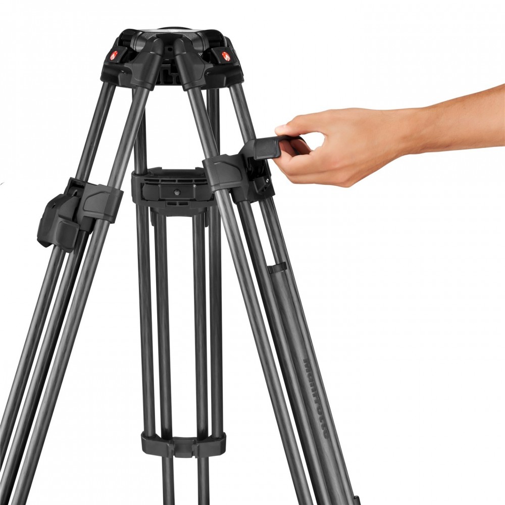 645 Carbon Fast Twin Leg Tripod - Start Wed. Manfrotto - 
FAST Lever Lock: for the most robust support ever
100mm half ball with