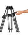 645 Carbon Fast Twin Leg Tripod - Start Wed. Manfrotto - 
FAST Lever Lock: for the most robust support ever
100mm half ball with