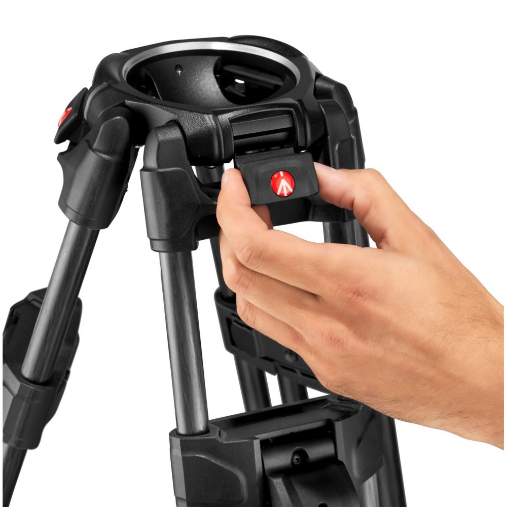 645 Carbon Fast Twin Leg Tripod - Start Wed. Manfrotto - 
FAST Lever Lock: for the most robust support ever
100mm half ball with