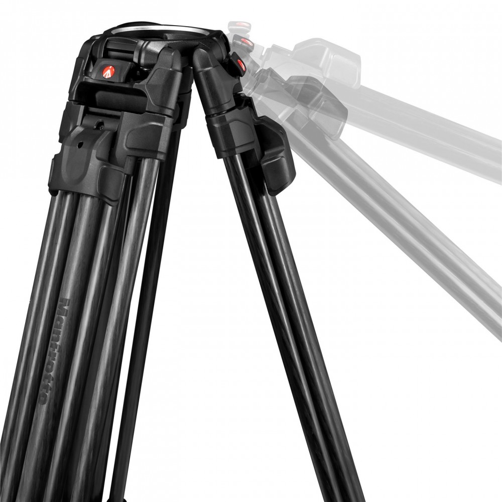 645 Carbon Fast Twin Leg Tripod - Start Wed. Manfrotto - 
FAST Lever Lock: for the most robust support ever
100mm half ball with