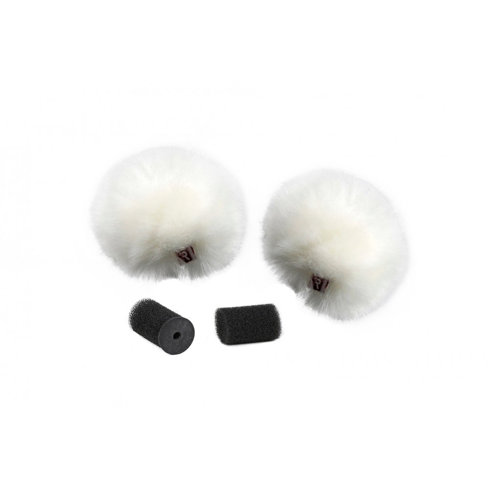 Rycote White Lavalier Windjammer - pair Rycote - Farbe weiß Entwickelt für die Verwendung mit Lavalier-Mikrofonen Zusätzlicher W