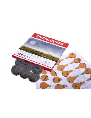 Rycote Overcovers, Grey - 6 fur /30 Stickies Rycote -  1