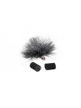 Grey Ristretto Lavalier Windjamme - single Rycote -  1