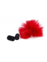 Rycote Red Lavalier Windjammer - single Rycote -  1