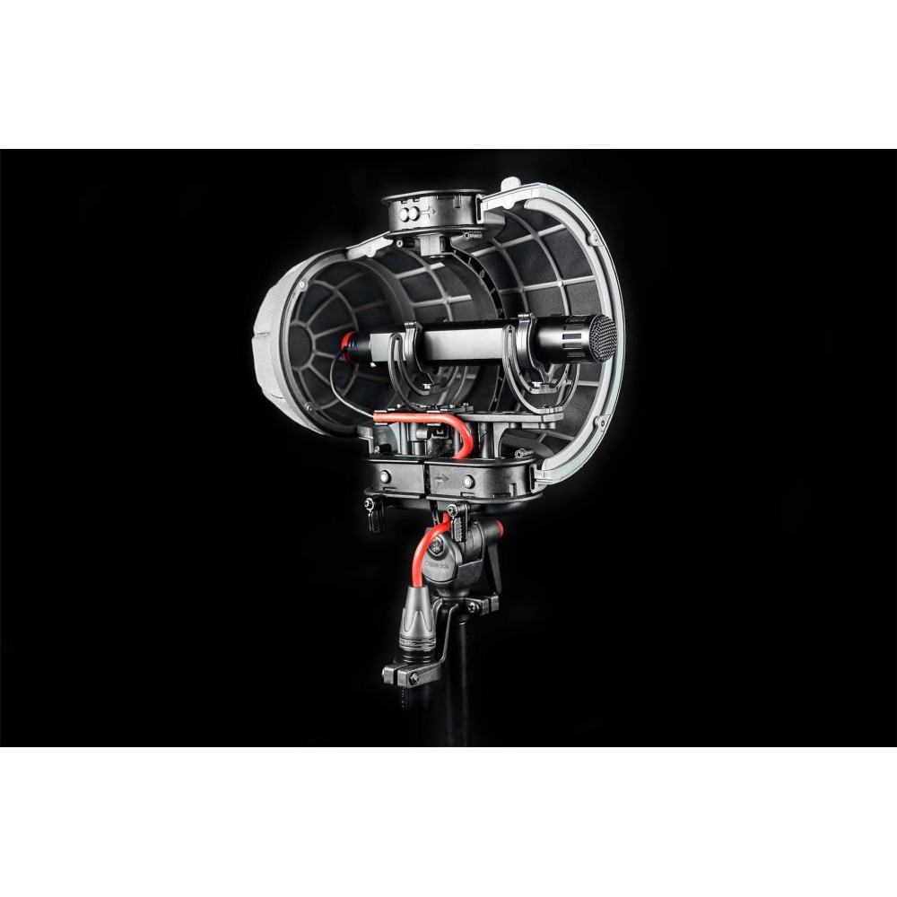 Rycote Cyclone Windshield Kit, Small (XLR) Rycote - Hervorragende akustische Transparenz – die offene Schalenstruktur ohne paral