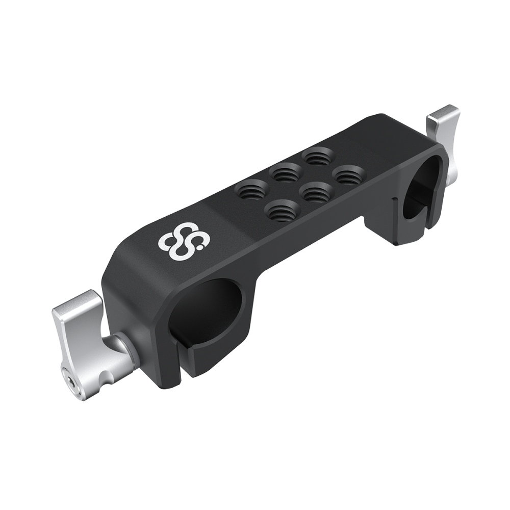 15mm Rod Mount Bridge 8Sinn - Hauptmerkmale:
15mm Stange kompatibel
6 x 1/4" Gewindemontagepunkte
Aus Aluminium gefertigt
60mm