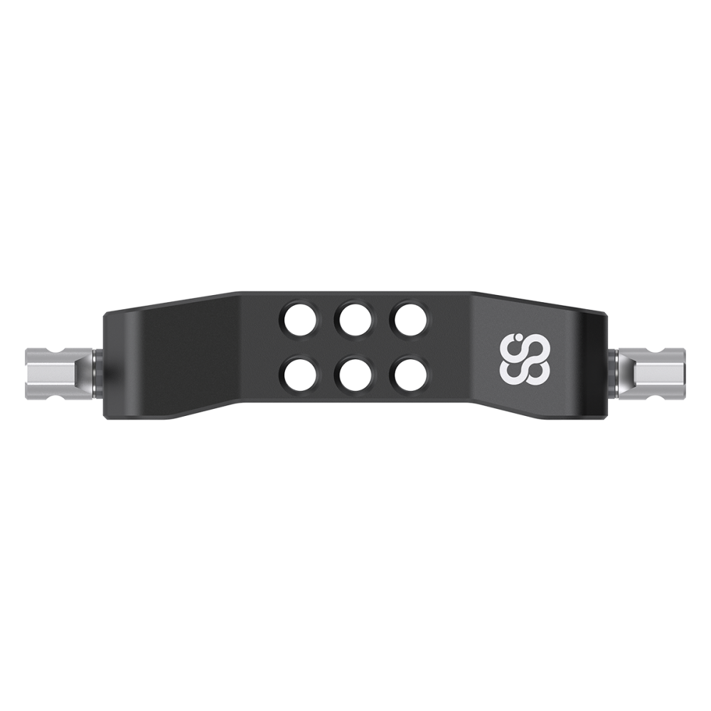 15mm Rod Mount Bridge 8Sinn - Hauptmerkmale:
15mm Stange kompatibel
6 x 1/4" Gewindemontagepunkte
Aus Aluminium gefertigt
60mm