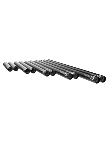 15mm Black Rods 2pcs 8Sinn - Key features:
M12 Female threads on both ends
Available lenghts: 10, 15, 20, 25, 30cm
Aluminum made