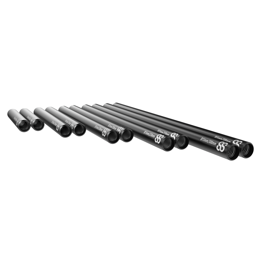 15mm Schwarze Stäbe 2Stück 8Sinn - Hauptmerkmale:
M12 Innengewinde an beiden Enden
Verfügbare Längen: 10, 15, 20, 25,