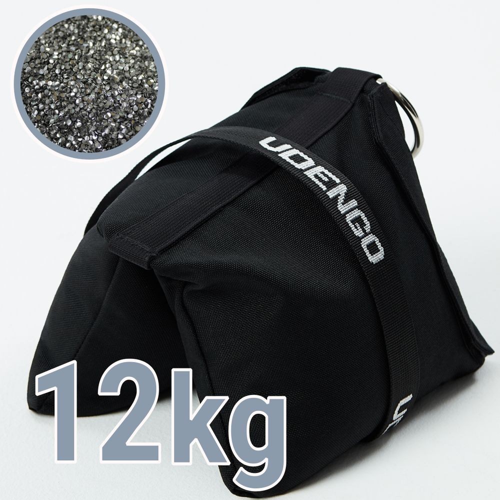 Edelstahl Stahl Gewicht Ballasttasche 12kg - Stainless Steel Shot Bag 12Kg Udengo - Größe: 40 cm x 22 cm / 15,47 "x 8,66"Gewicht