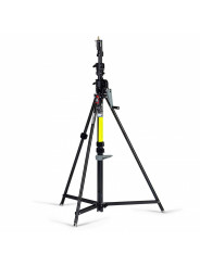 Getriebestativ mit Sicherheitsauslöser, schwarz verchromt Manfrotto - Schweres Beleuchtungsstativ mit 370 cm maximaler