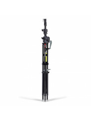 Getriebestativ mit Sicherheitsauslöser, schwarz verchromt Manfrotto - Schweres Beleuchtungsstativ mit 370 cm maximaler